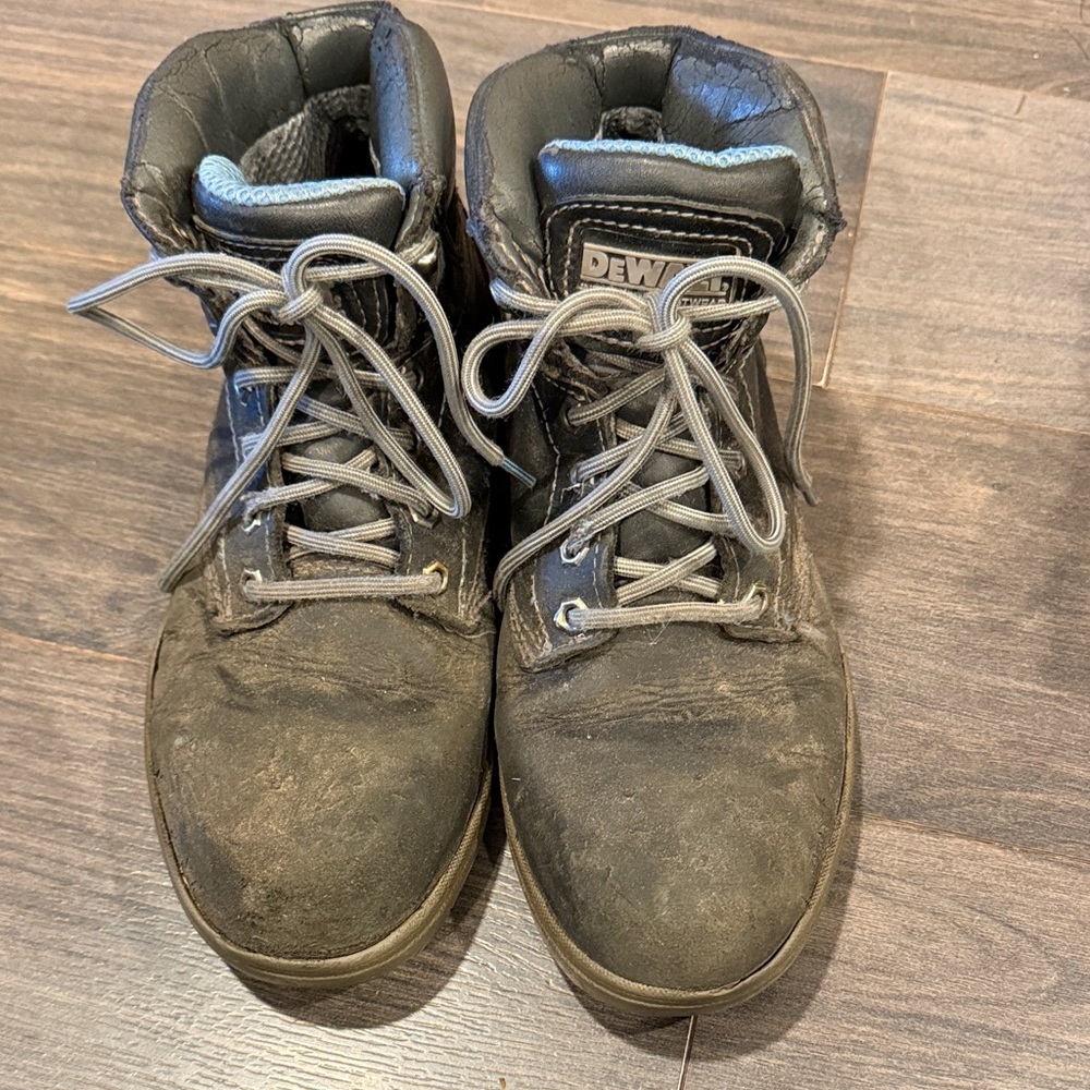 Dewalt Men's Black Work Boots size 8.5W 12:29